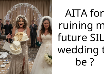 AITA for ruining my future SIL’s wedding to be ?