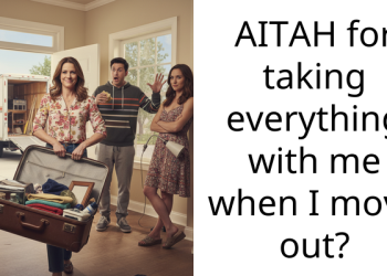 AITAH for taking everything with me when I move out?