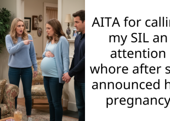 AITA for calling my SIL an attention w**re after she announced her pregnancy