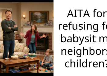 AITA for refusing for babysit my neighbors’ children?