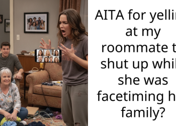 AITA for yelling at my roommate to shut up while she was facetiming her family?