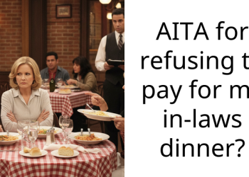 AITA for refusing to pay for my in-laws dinner?