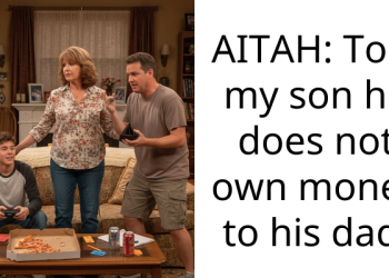 AITAH: Told my son he does not own money to his dad.