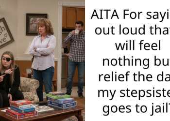 AITA For saying out loud that I will feel nothing but relief the day my stepsister goes to jail?