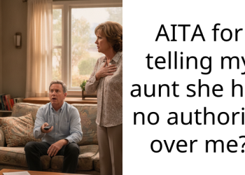 AITA for telling my aunt she has no authority over me?