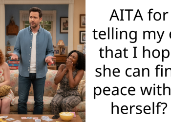 AITA for telling my ex that I hope she can find peace within herself?