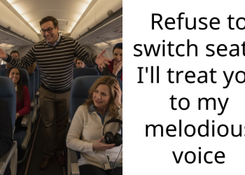 Refuse to switch seats, I’ll treat you to my melodious voice