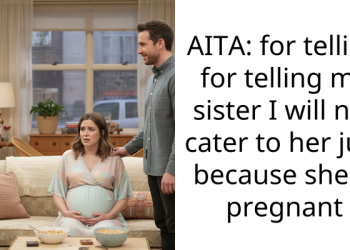 AITA: for telling for telling my sister I will not cater to her just because she is pregnant