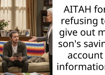 AITAH for refusing to give out my son’s saving account information?