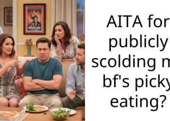AITA for publicly scolding my bf’s picky eating?