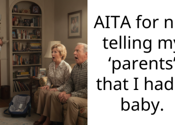 AITA for not telling my ‘parents’ that I had a baby.