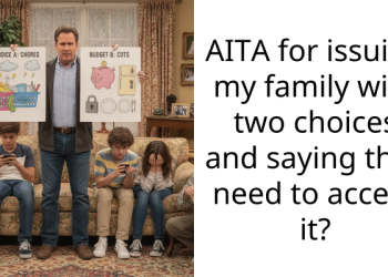 AITA for issuing my family with two choices and saying they need to accept it?