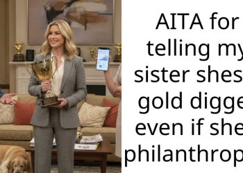 AITA for telling my sister shes a gold digger even if she’s philanthropic?
