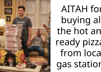 AITAH for buying all the hot and ready pizzas from local gas station?