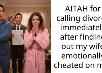 AITAH for calling divorce immediately after finding out my wife emotionally cheated on me?