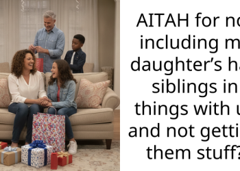 AITAH for not including my daughter’s half siblings in things with us and not getting them stuff?