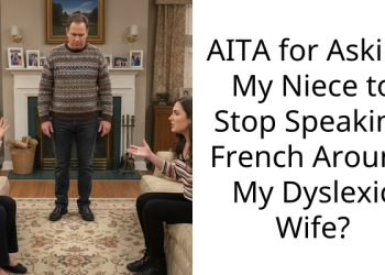 AITA for Asking My Niece to Stop Speaking French Around My Dyslexic Wife?