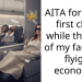 AITA for flying first cla*s while the rest of my family is flyign economy?