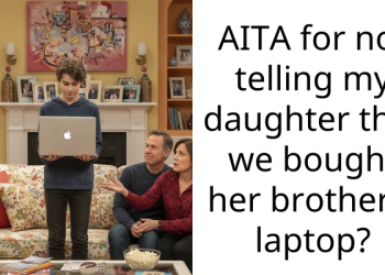 AITA for not telling my daughter that we bought her brother a laptop?