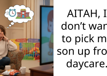 AITAH, I don’t want to pick my son up from daycare.