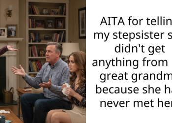 AITA for telling my stepsister she didn’t get anything from my great grandma because she had never met her?