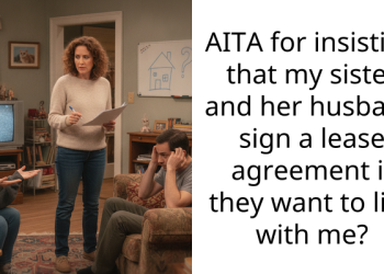 AITA for insisting that my sister and her husband sign a lease agreement if they want to live with me?
