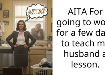AITA For going to work for a few days to teach my husband a lesson.