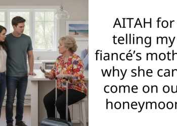 AITAH for telling my fiancé’s mother why she can’t come on our honeymoon
