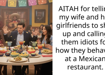 AITAH for telling my wife and her girlfriends to shut up and calling them idiots for how they behaved at a Mexican restaurant.