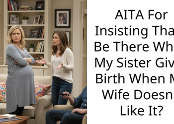 AITA For Insisting That I Be There When My Sister Gives Birth When My Wife Doesn’t Like It?