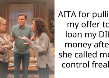 AITA for pulling my offer to loan my DIL money after she called me a control freak?