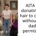 AITA for donating my hair to charity without my dad’s permission