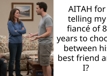 AITAH for telling my fiancé of 8 years to choose between his best friend and I?