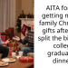 AITA for not getting my bf’s family Christmas gifts after they split the bill at his college graduation dinner?