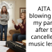 AITA for blowing up on my parents after they cancelled my music lessons?
