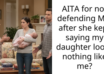 AITA for not defending MIL after she kept saying my daughter looks nothing like me?