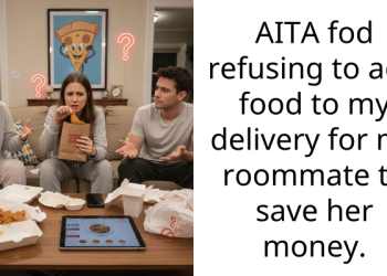 AITA fod refusing to add food to my delivery for my roommate to save her money.