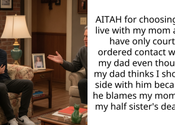 AITAH for choosing to live with my mom and have only court ordered contact with my dad even though my dad thinks I should side with him because he blames my mom for my half sister’s death?