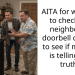 AITA for wanting to check the neighbour’s doorbell camera to see if my wife is telling the truth?