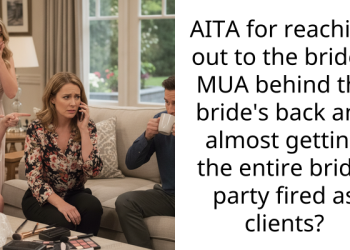 AITA for reaching out to the bride’s MUA behind the bride’s back and almost getting the entire bridal party fired as clients?