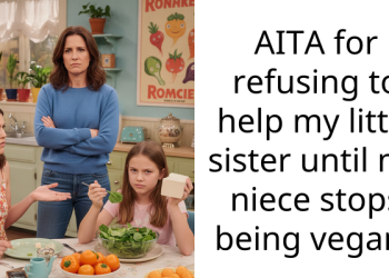 AITA for refusing to help my little sister until my niece stops being vegan?