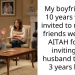My boyfriend of 10 years wasn’t invited to my best friends wedding, AITAH for not inviting her husband to mine 3 years later?
