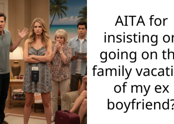 AITA for insisting on going on the family vacation of my ex boyfriend?