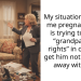 My situationship got me pregnant. ‘MIL’ is trying to claim “grandparents rights” in order to get him not to move away with me.