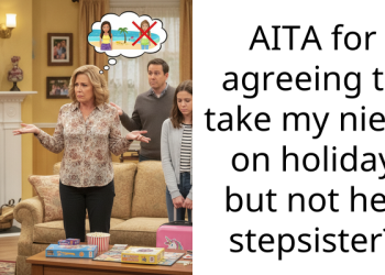 AITA for agreeing to take my niece on holiday but not her stepsister?