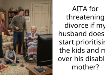 AITA for threatening divorce if my husband doesn’t start prioritising the kids and me over his disabled mother?