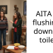 AITA for flushing it down the toilet?
