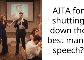 AITA for shutting down the best man’s sp*ech?