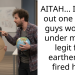 AITAH… I found out one of the guys working under me is a legit flat earther so I fired him.