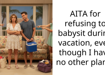 AITA for refusing to babysit during vacation, even though I have no other plans?